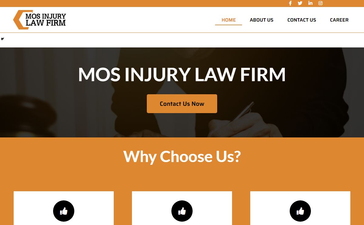 MOS INJURY LAW FIRM – Every client is special