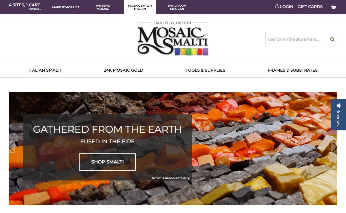 MosaicSmalti.com | Orsoni Italian Smalti | Mosaic Tile & Tools