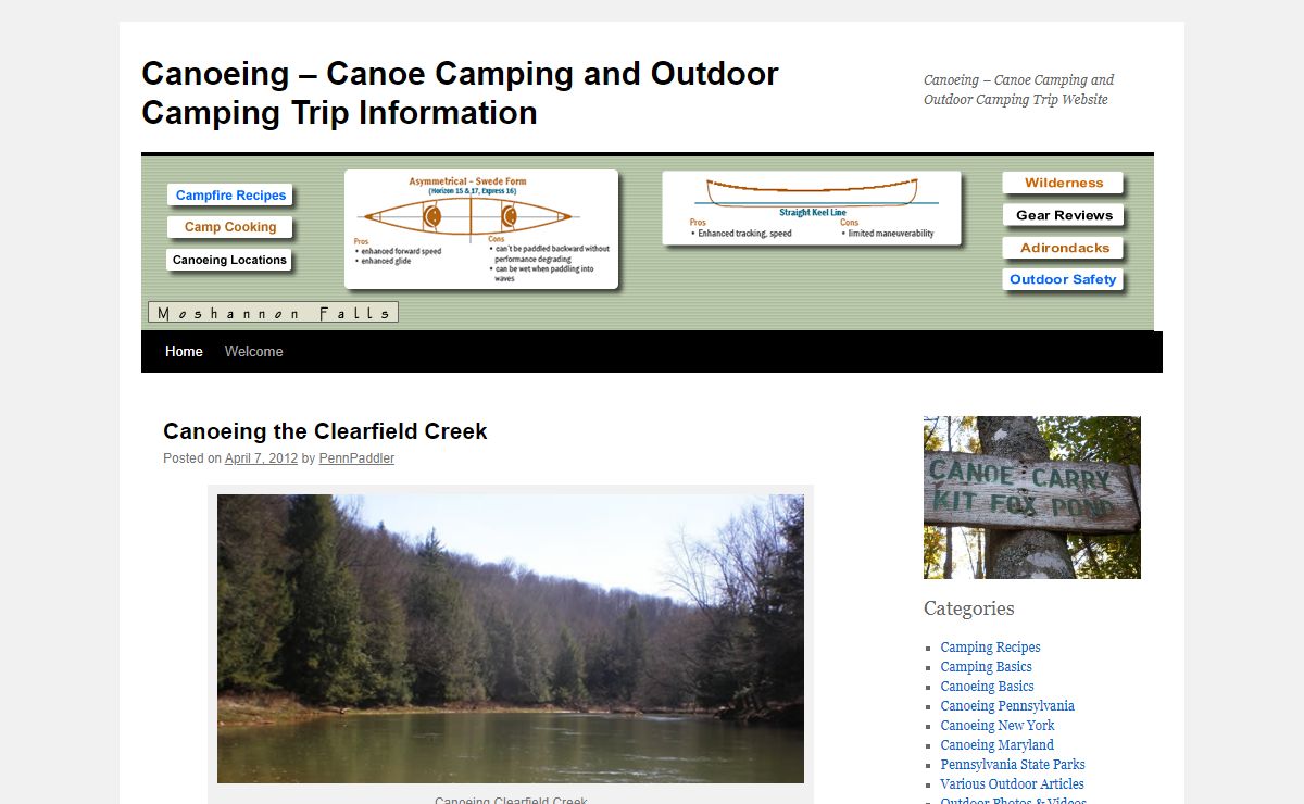 Canoeing – Canoe Camping and Outdoor Camping Trip Information | Canoeing – Canoe Camping and Outdoor Camping Trip Website