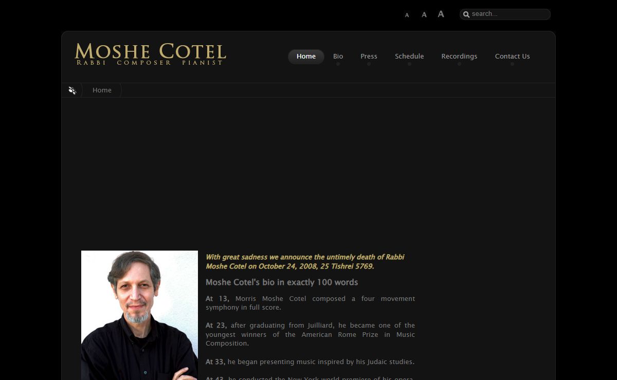 Moshe Cotel - Moshe Cotel