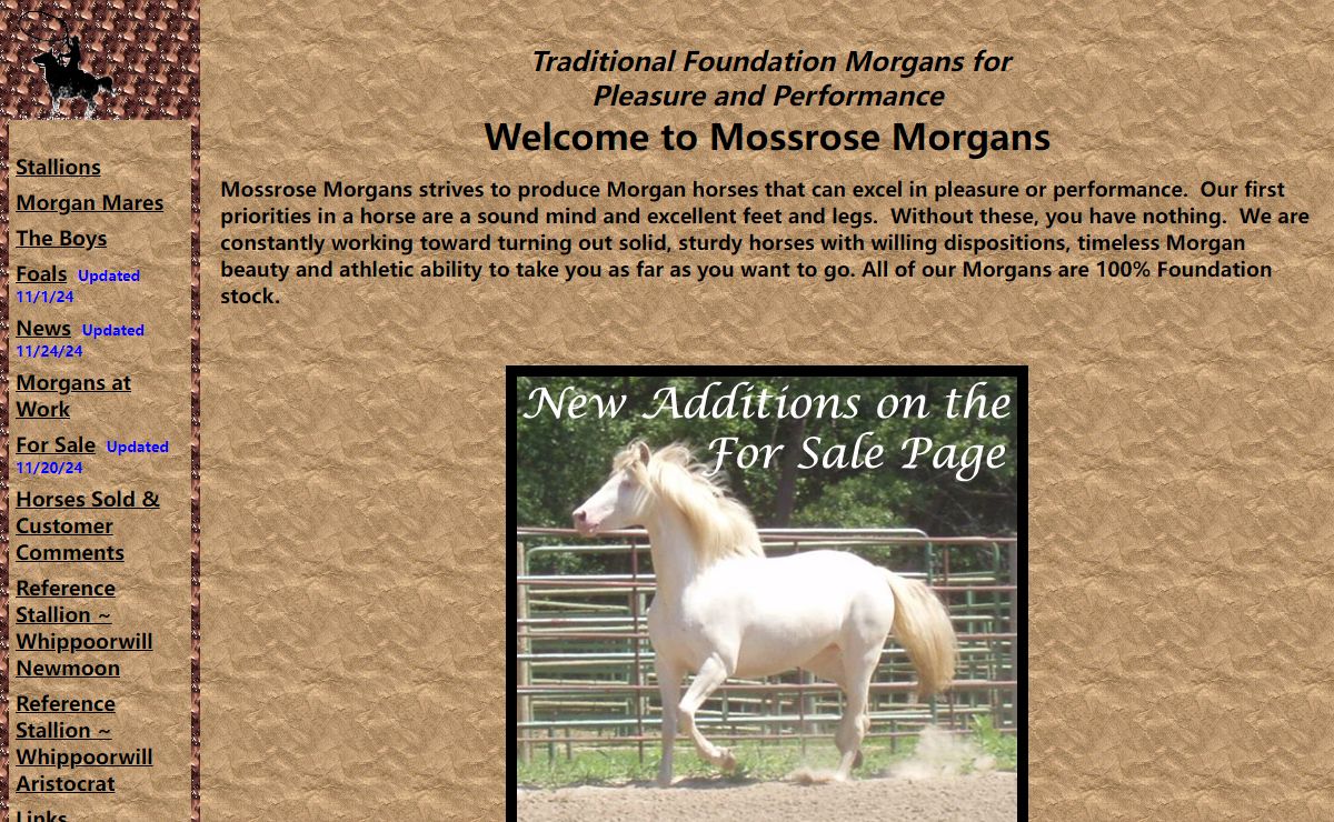 Mossrose Morgans