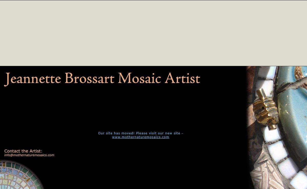 Jeannette Brossart Mosaic Artist