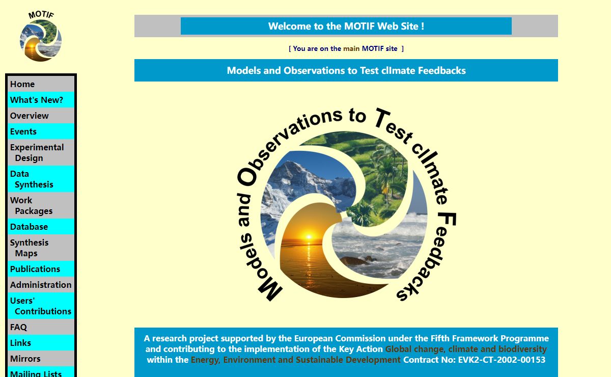 MOTIF Project Home Page