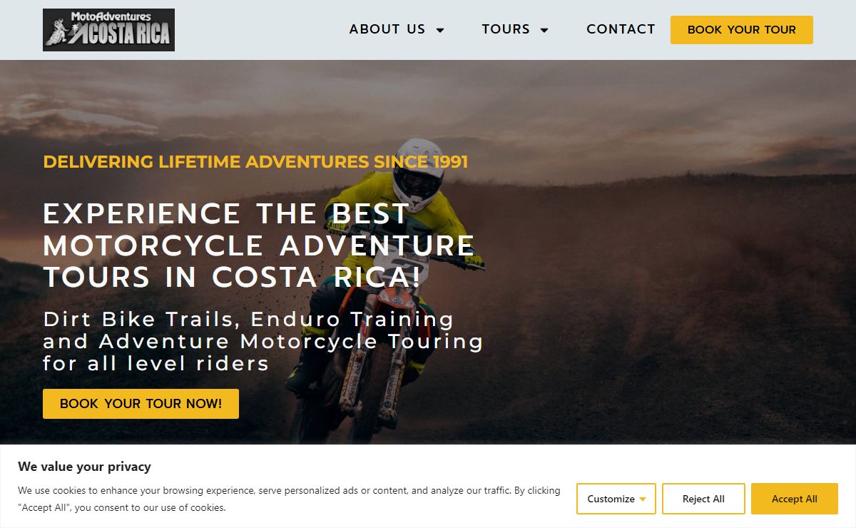 Motoadventures Costa Rica - The Best Enduro Motorcycle Tours