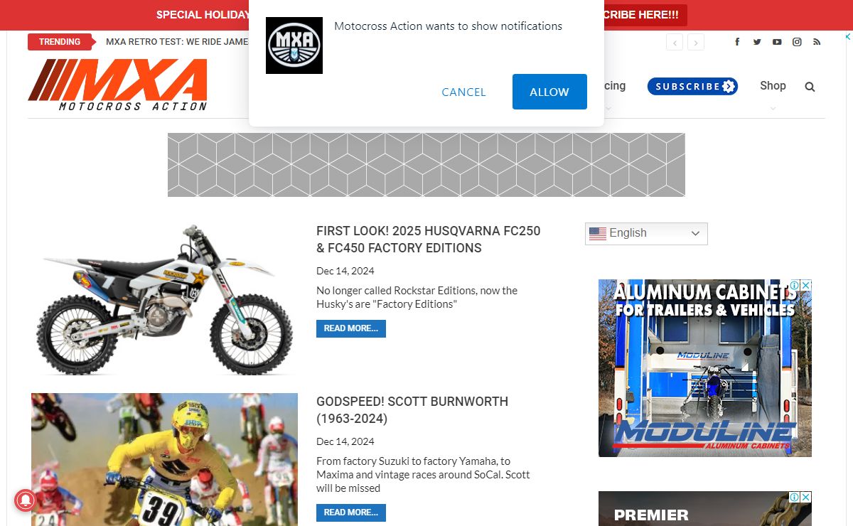 Home - Motocross Action Magazine
