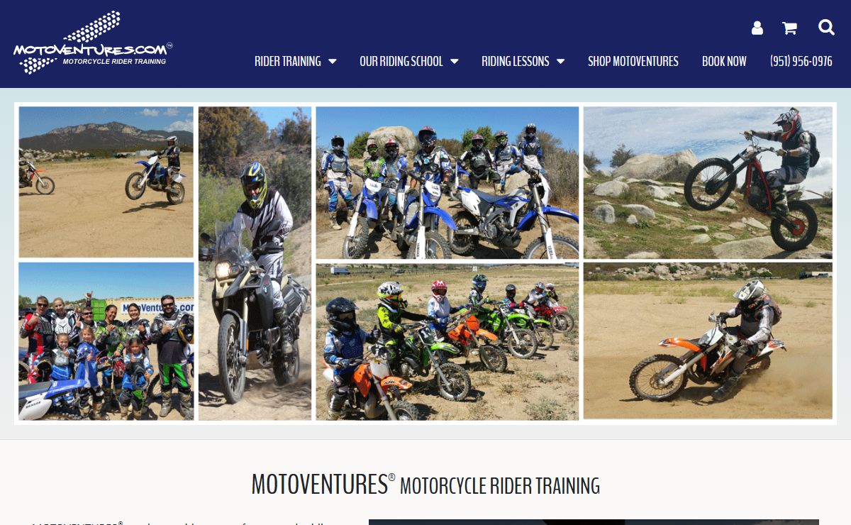 Motorcycle Rider Training - Southern California - MOTOVENTURES - DIRT FIRST