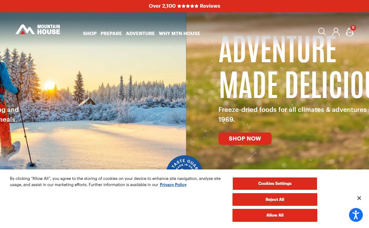 Freeze Dried Food for Camping & Emergency | Mountain House