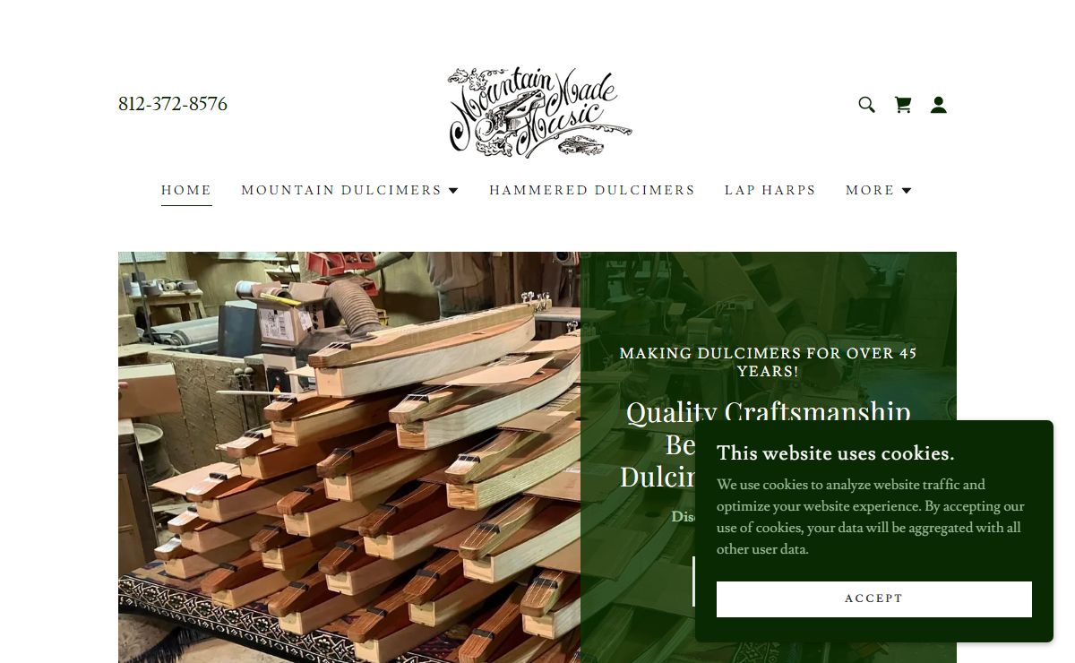 Buy Hammered Dulcimer Online - Mountain Made Music