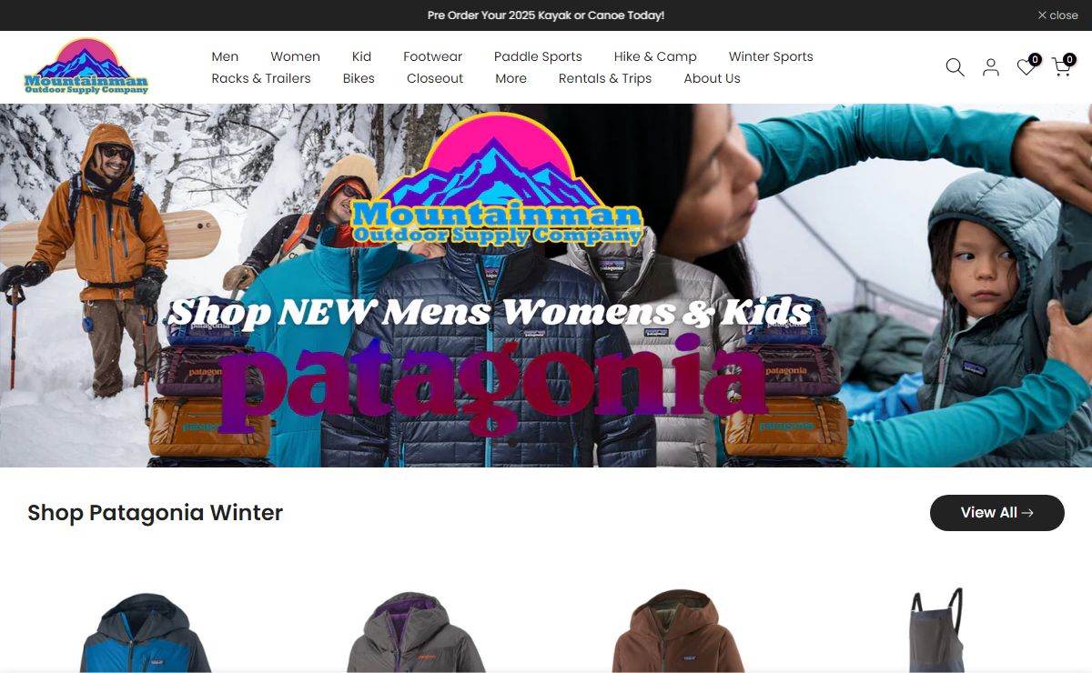 Mountainman Outdoor Supply Company | Canoes, Kayaks & More – Mountainmanoutdoors.com Store