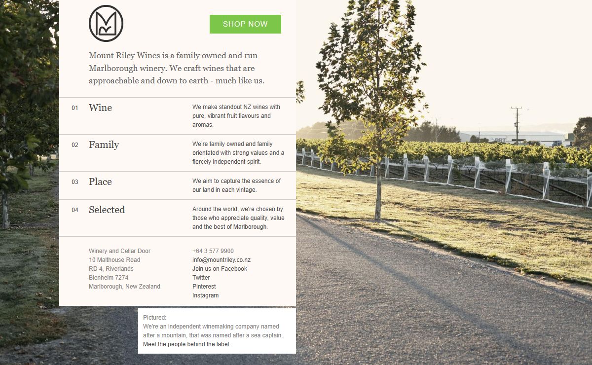 Vineyard & Cellar Door — Mount Riley Wines Blenheim, Marlborough