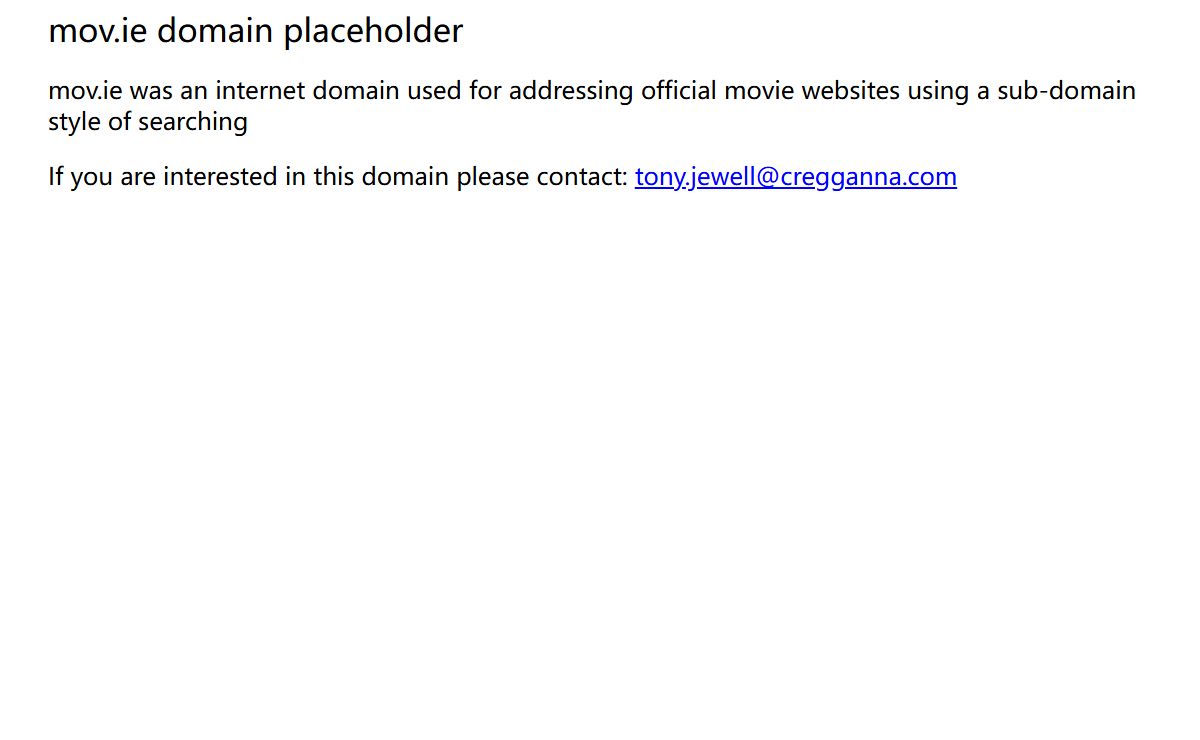 Mov.ie domain place holder