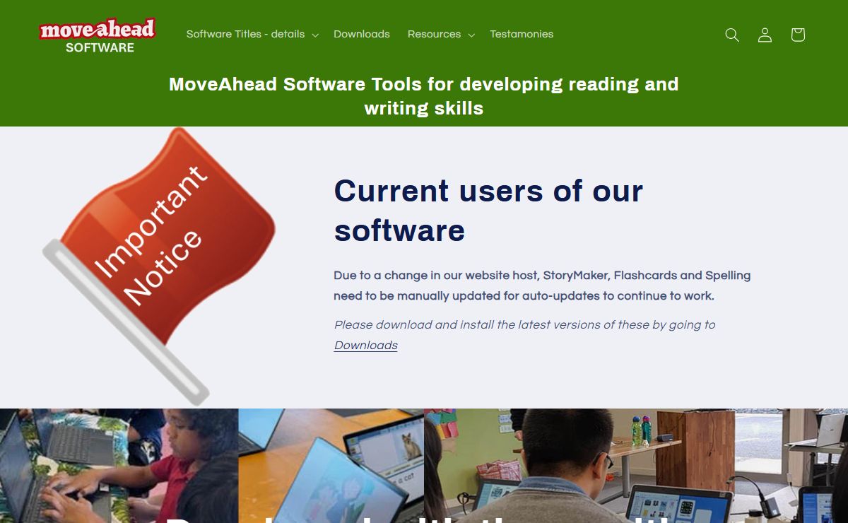 Tools for developing reading and writing skills – MoveAhead Software