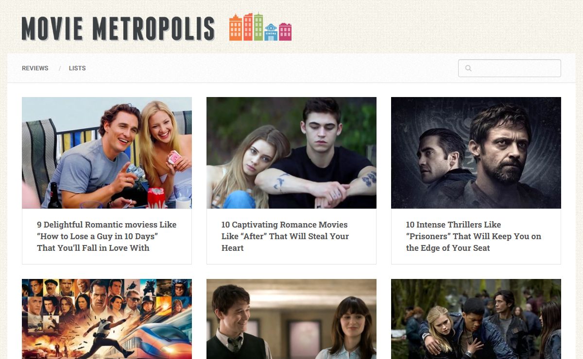 Movie Metropolis - Where Movies Have Mattered Since 1997