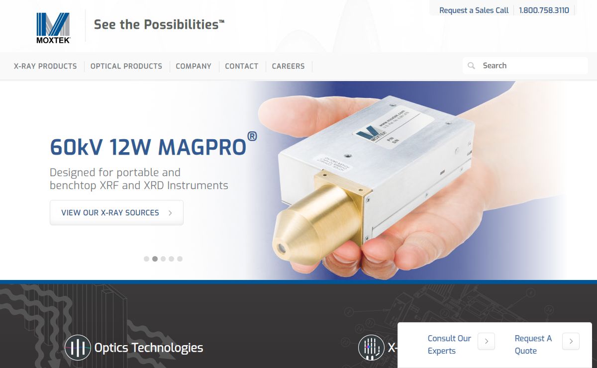 MOXTEK Optical and X-ray Components Manufacturer