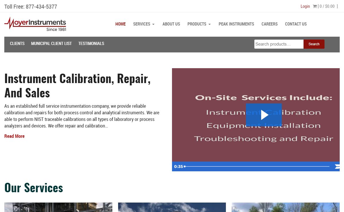 Moyer Instruments – Moyer Instruments – providing reliable calibration and repairs for both process control and analytical instruments