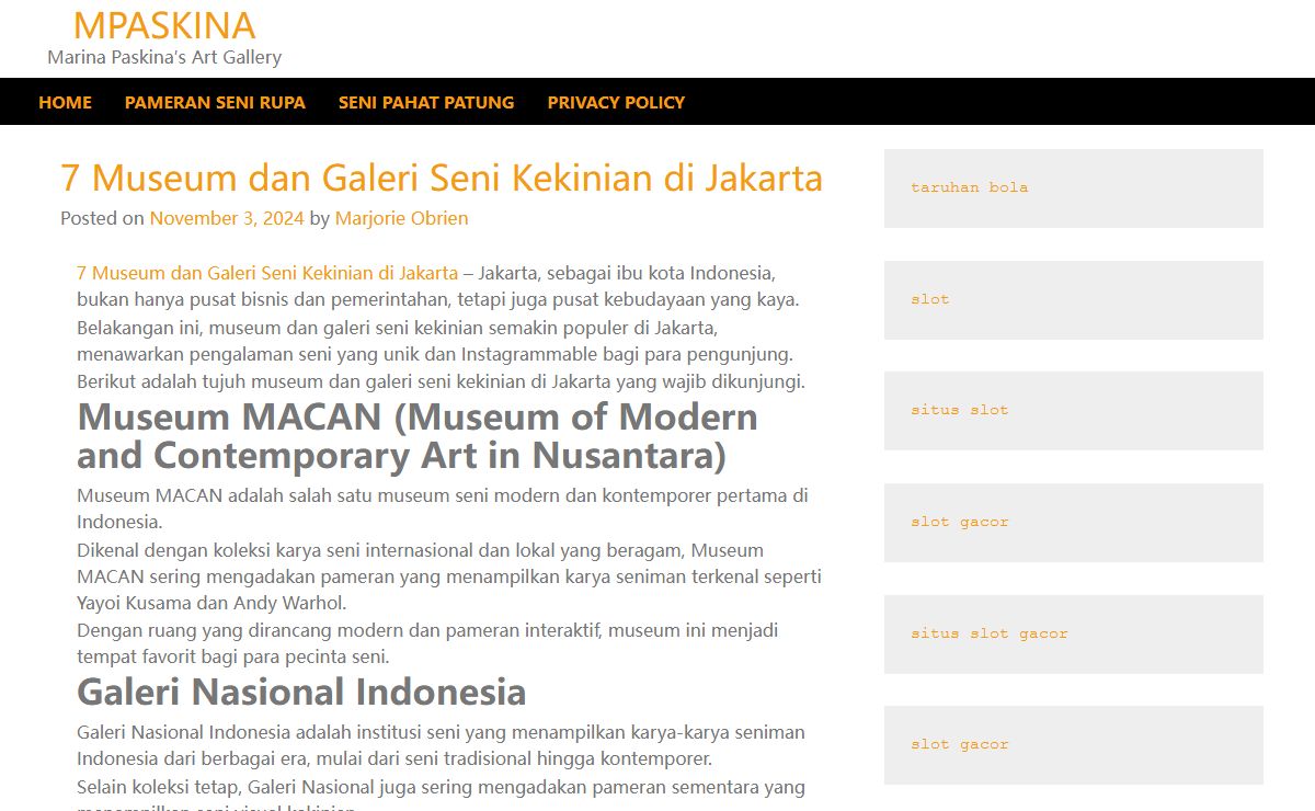 Berita Seni Rupa Dunia Saat Ini - Mpaskina