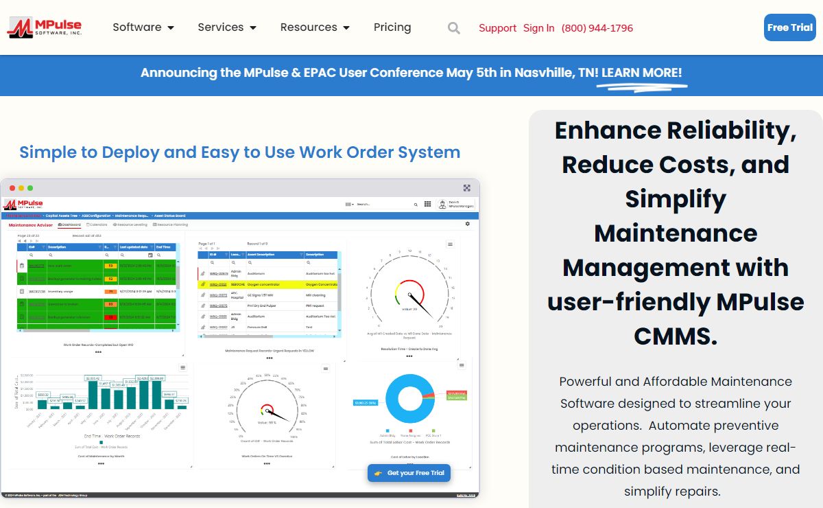 Powerful and Affordable Maintenance Software | MPulse Software