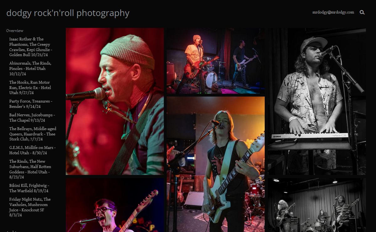 dodgy rock'n'roll photography