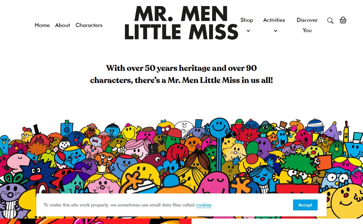 Official Mr. Men & Little Miss Website