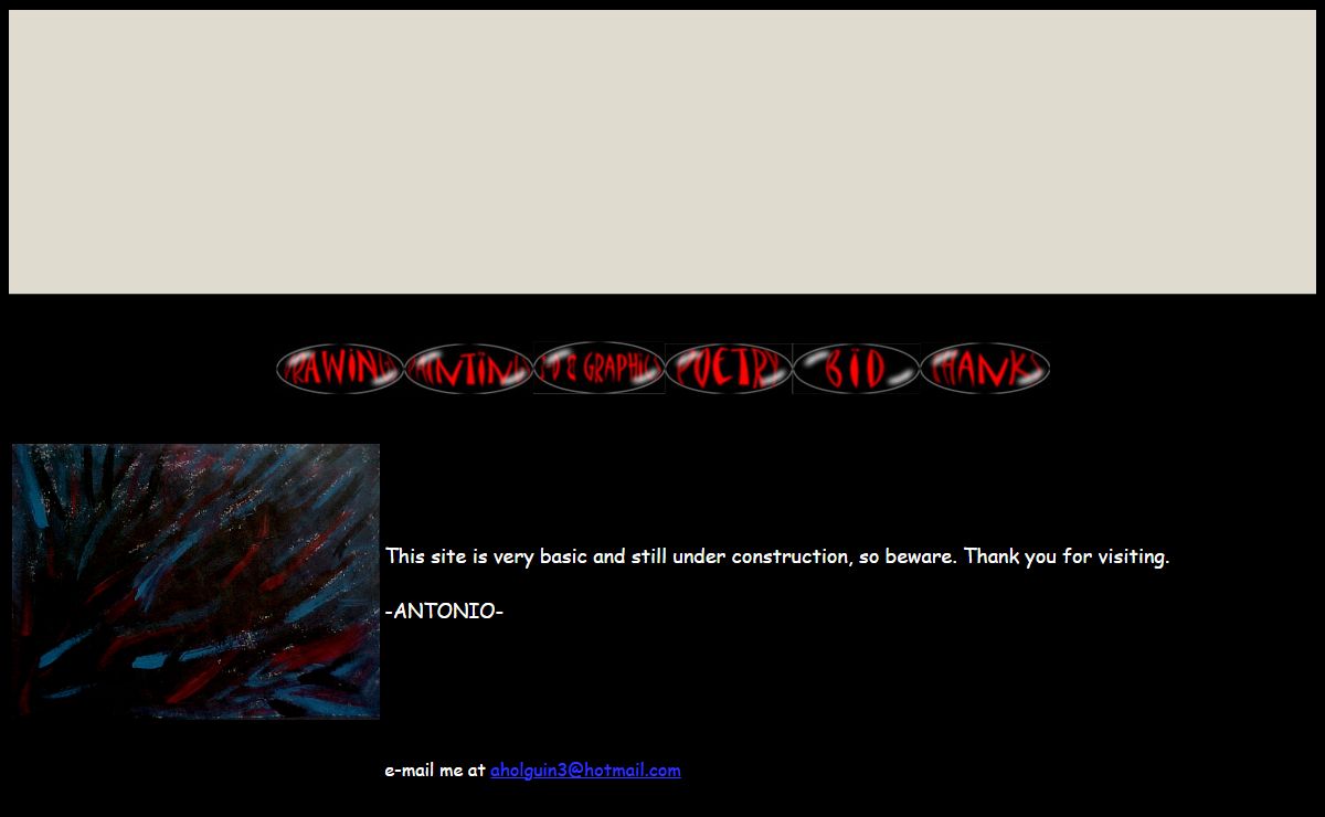 Welcome to Antonio's Site