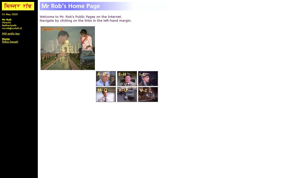 Mr. Rob's Pages on the Internet