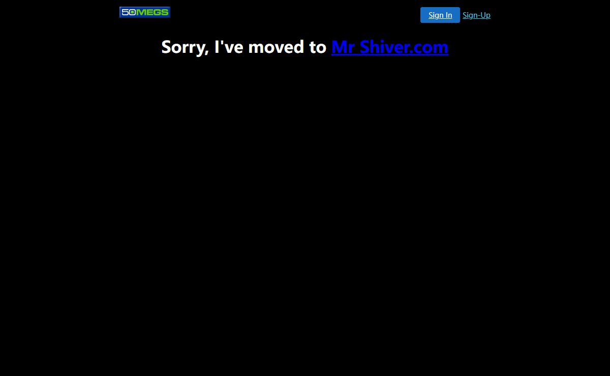 Mr Shiver's Abyss: We've moved.