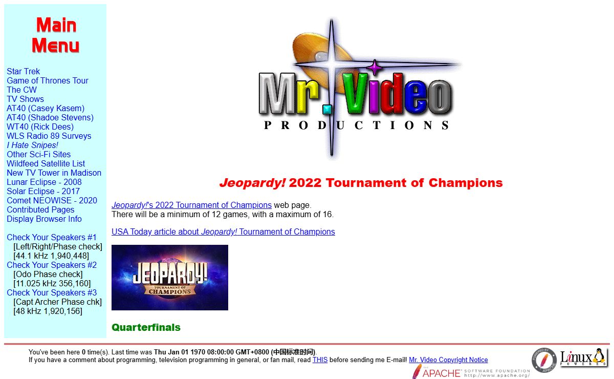 Mr. Video Productions Home Page