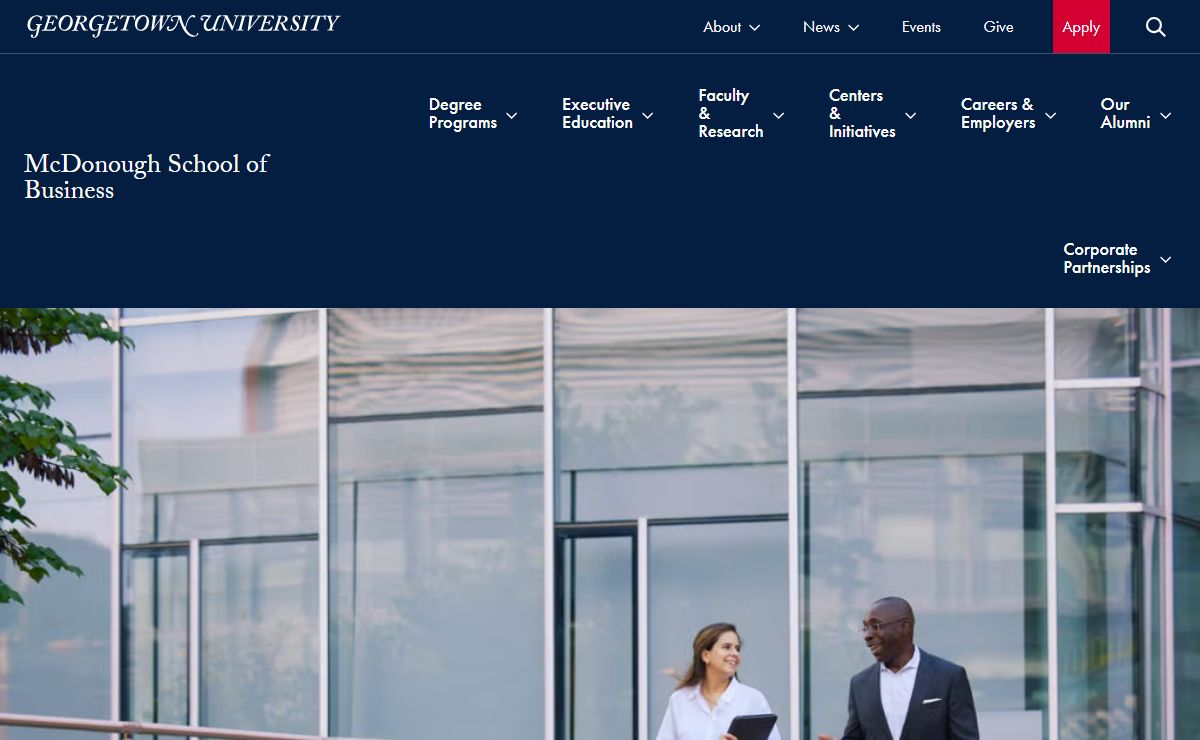 McDonough School of Business | Georgetown University