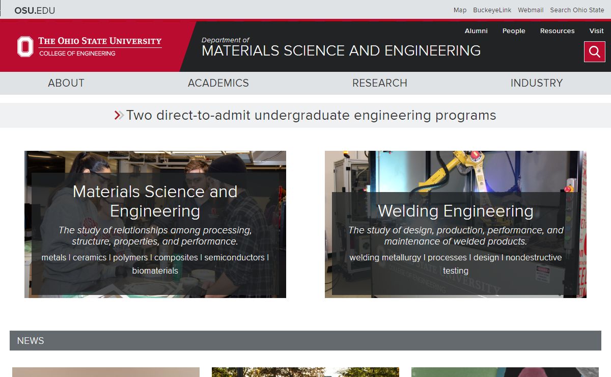 Department of Materials Science and Engineering
