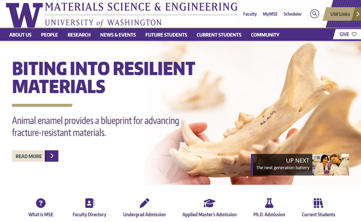 UW Materials Science & Engineering | UW Materials Science and Engineering