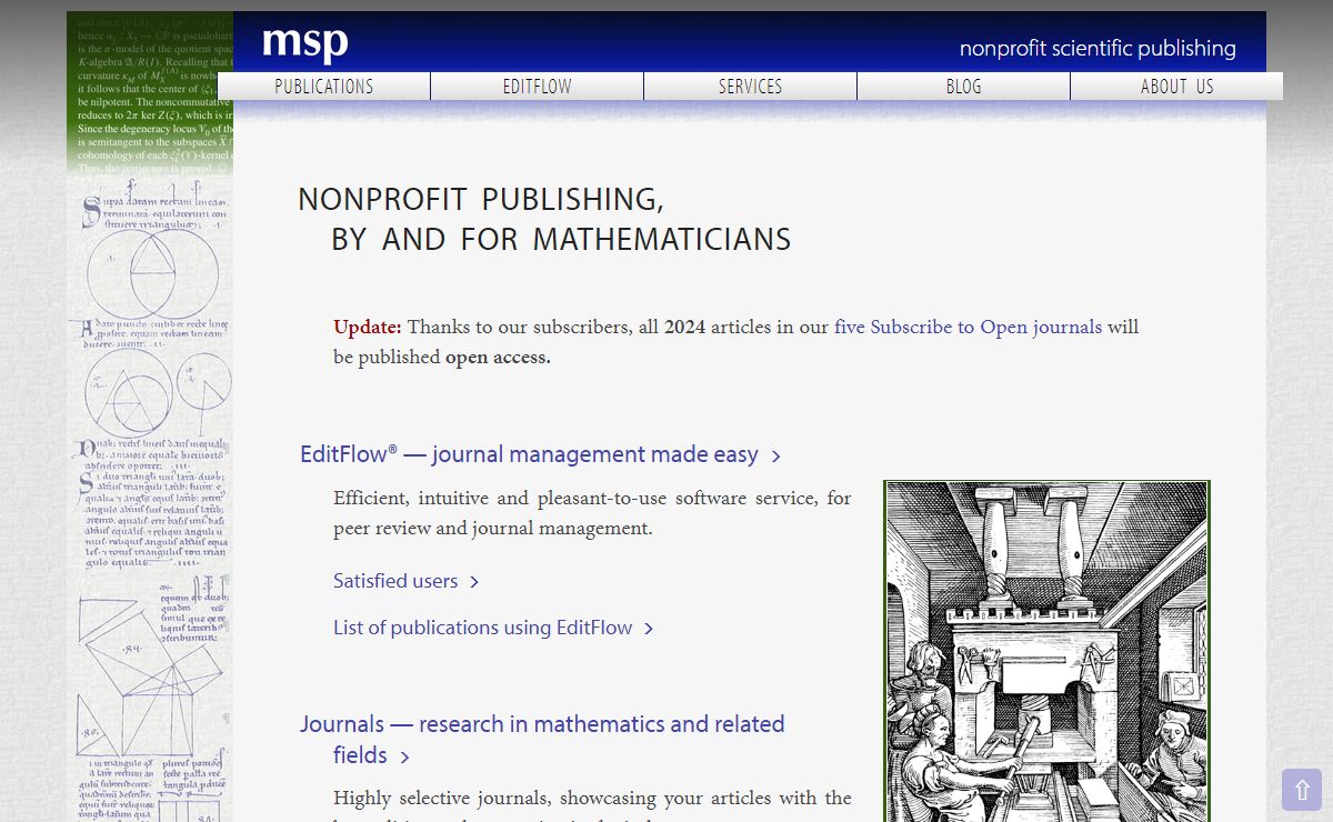 MSP — Nonprofit Math Publishing