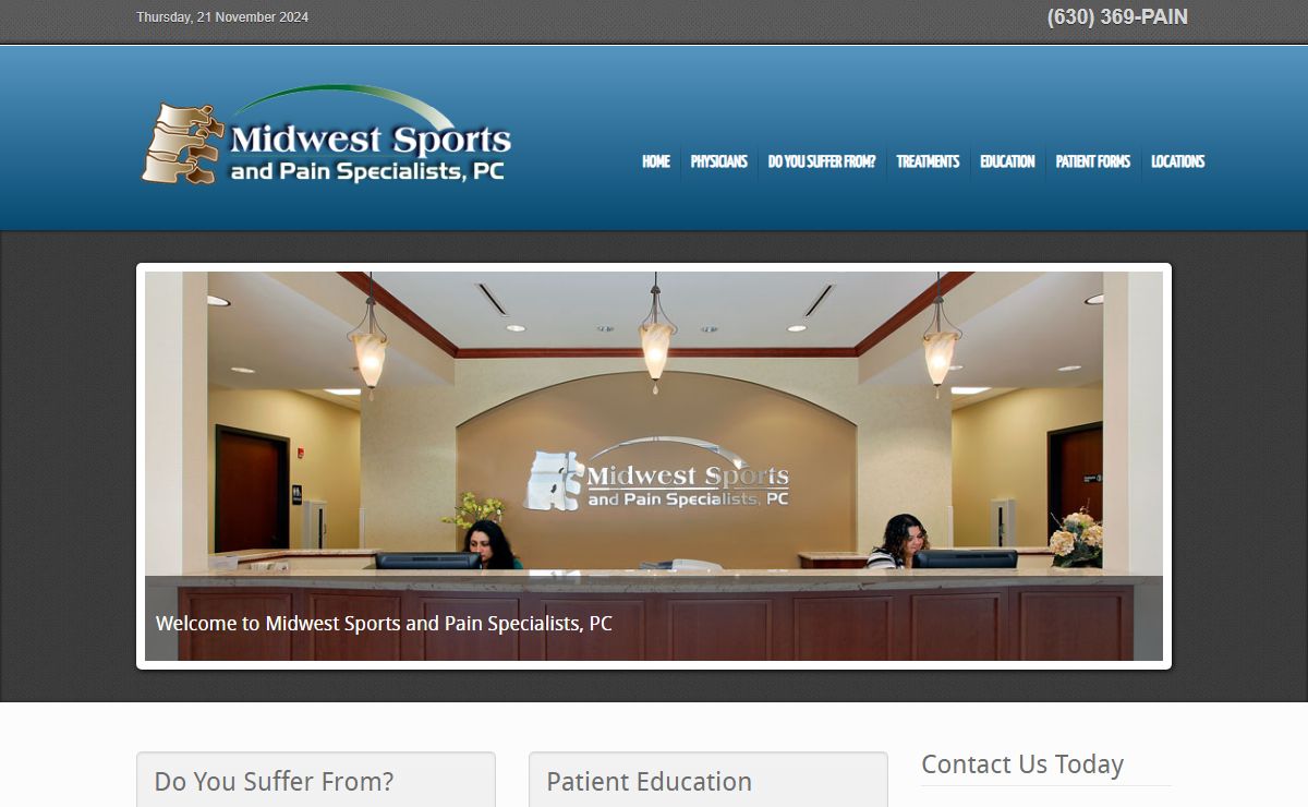Pain Management - Physical Therapy - Naperville - IL