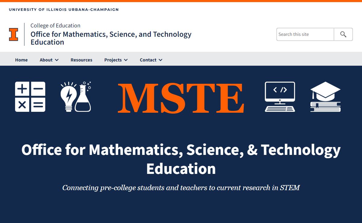 Home Page, MSTE, University of Illinois