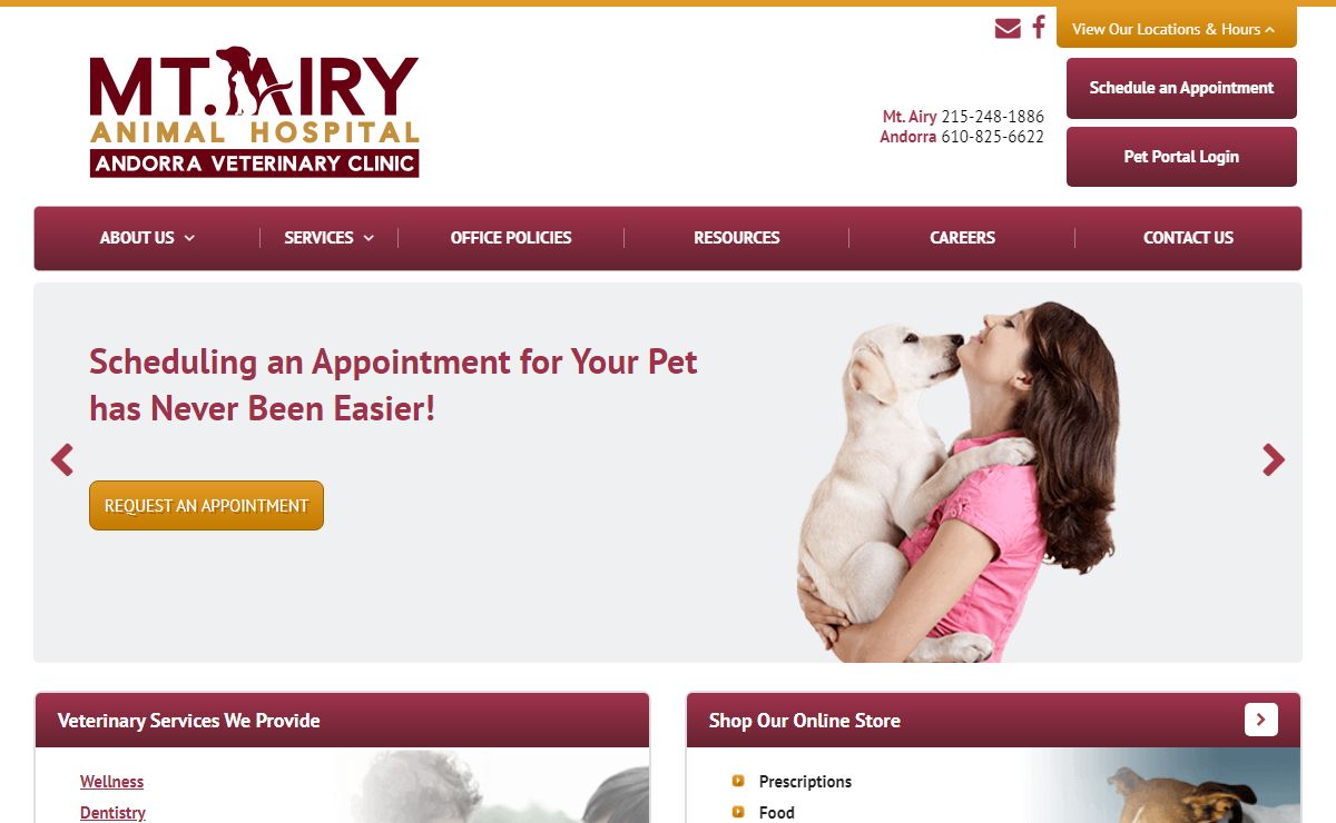 Mt. Airy Animal Hospital in Philadelphia, PA | Andorra Veterinary Clinic in Lafayette Hill