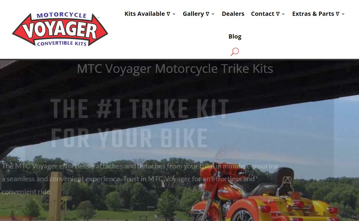 MTC Voyager – Motorcycle Convertible Trike Kits