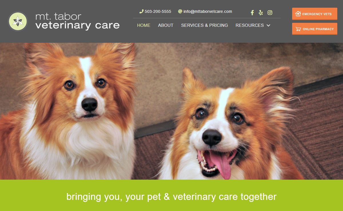 Mt Tabor Vet Care – bringing you, your pet & veterinary care together