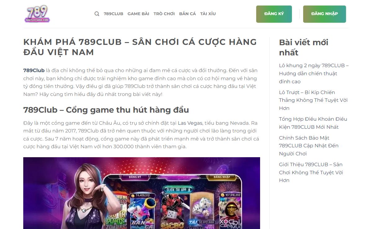 Khám Phá 789Club - Sân Chơi Cá Cược Hàng Đầu Việt Nam - 789club