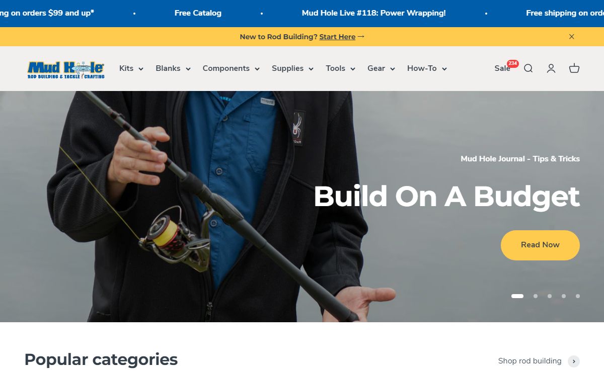 Mud Hole — Your #1 Resource For Custom Rod Building Tools & Supplies!