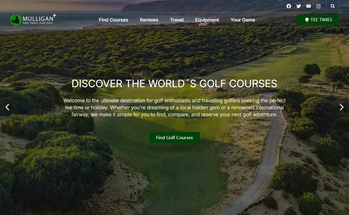 Find Golf Courses | Book Tee Times | Golf Villa Holidays | Mulligan+
