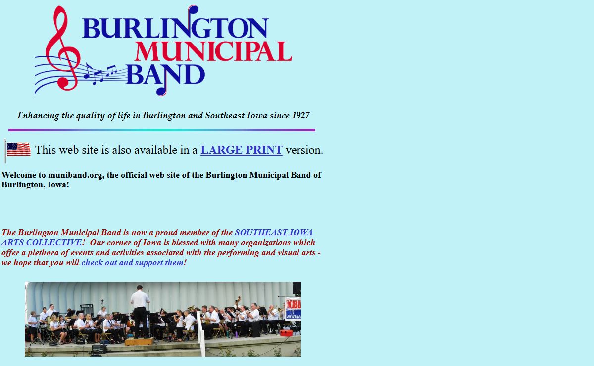 Burlington Iowa Municipal Band