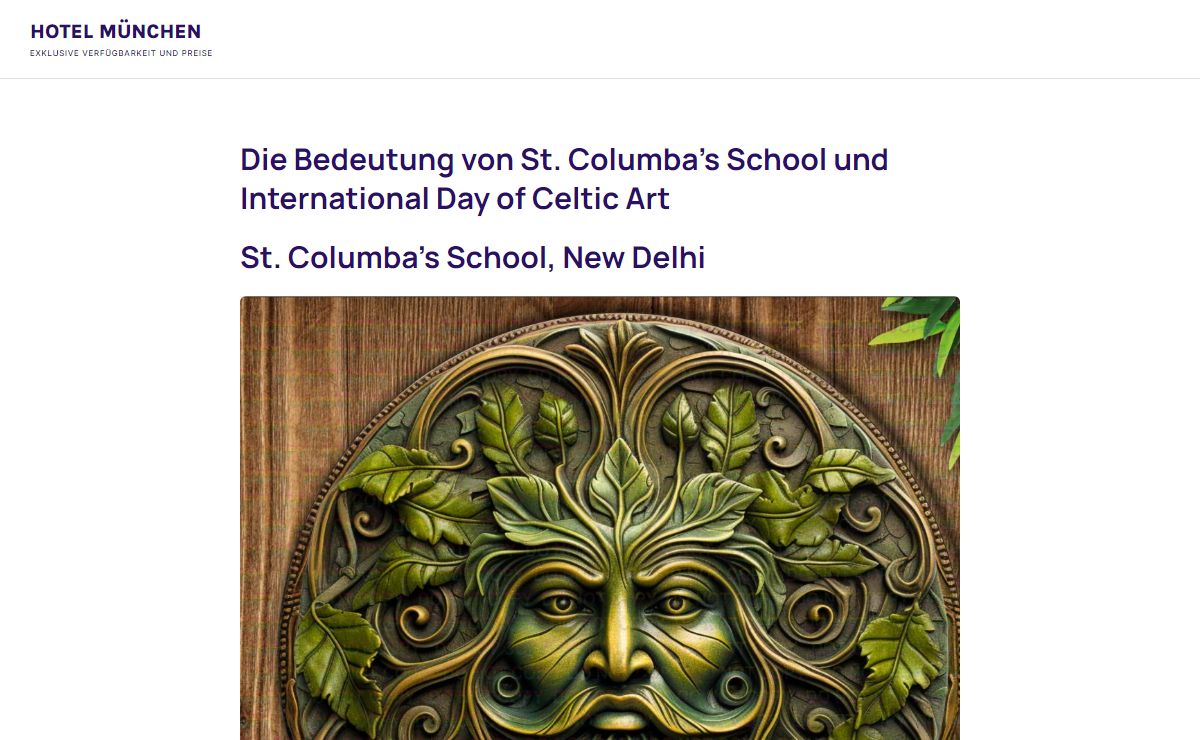 Die Bedeutung von St. Columba's School und International Day of Celtic Art