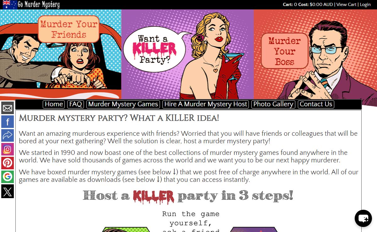 Murder Mystery Party | Go Murder Mystery