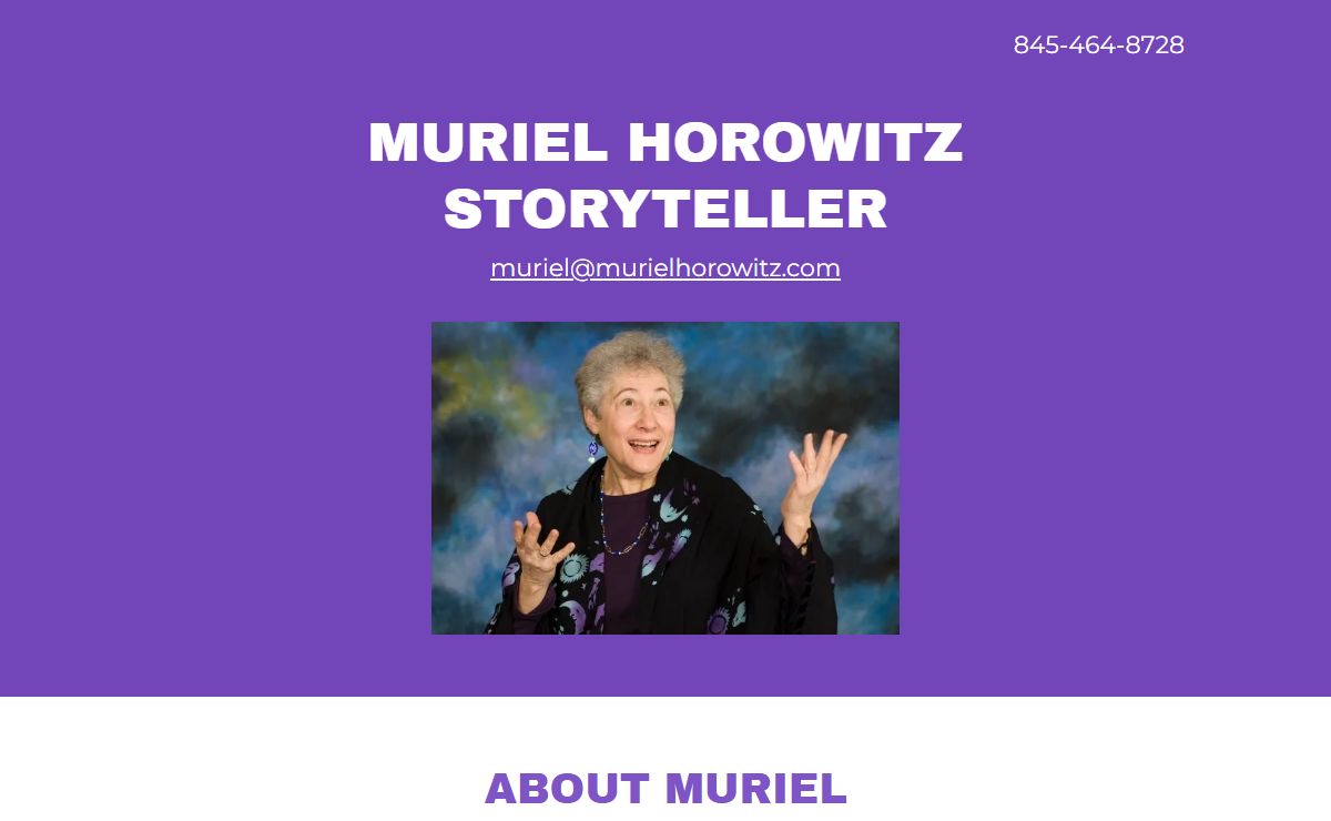 Muriel W. Horowitz - Storyteller