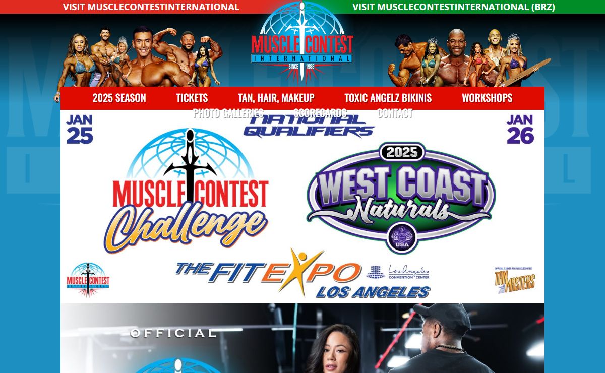 Welcome To MUSCLECONTEST - Where Legends Are Born