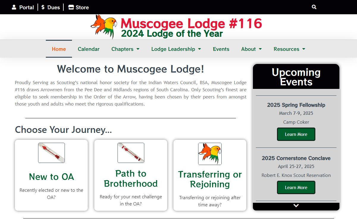 Muscogee Lodge #116 – The Indian Waters Council's Scouting Honor Society
