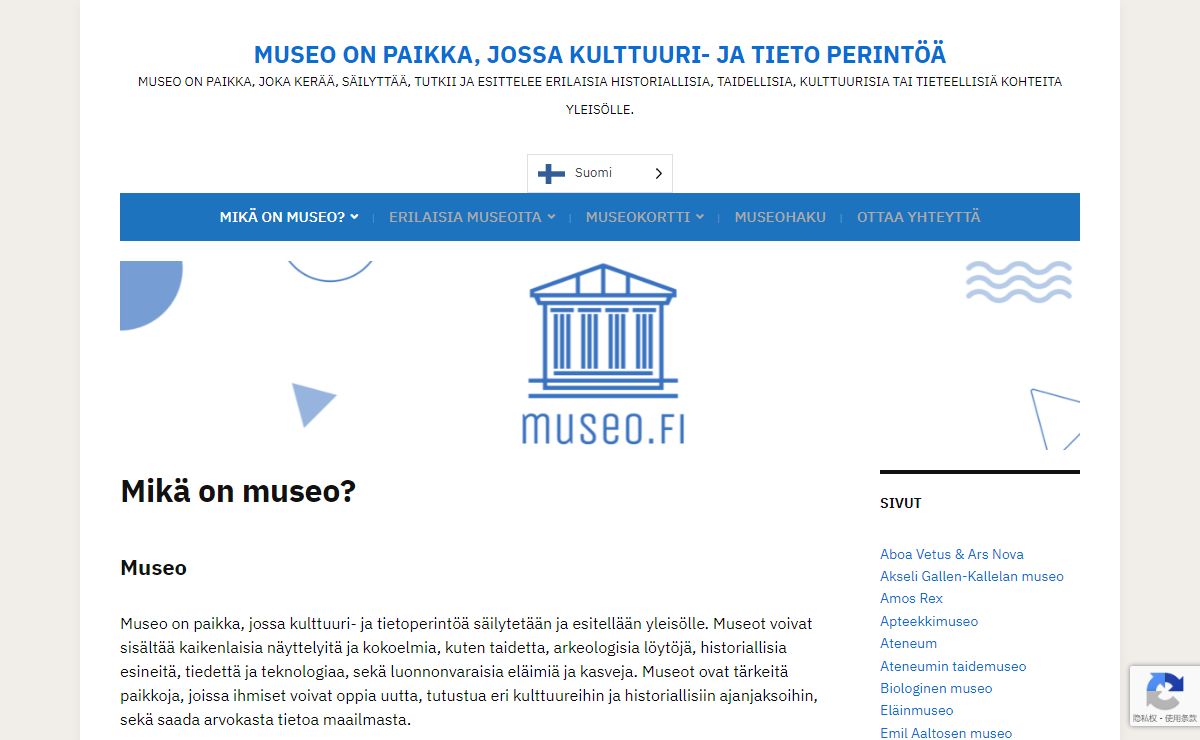 Museo | Kulttuuriperinnön Suomessa | Tutustu museoihin