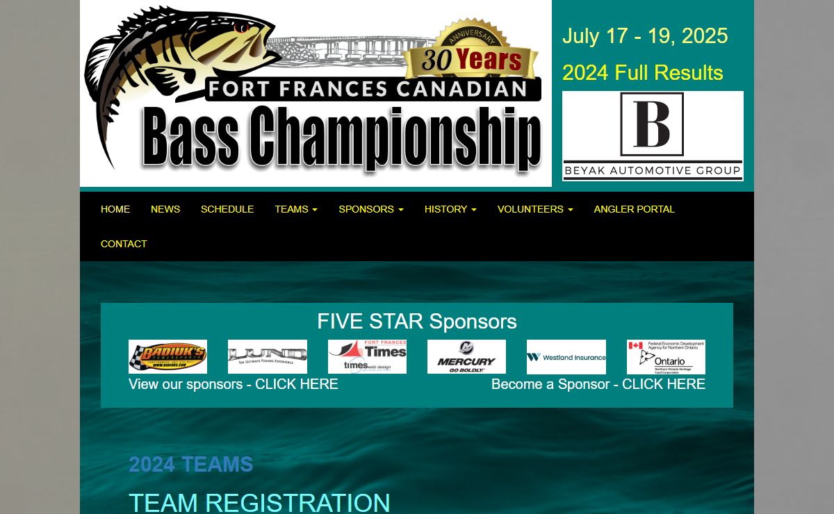 Home | Fort Frances Canadian Bass Championship