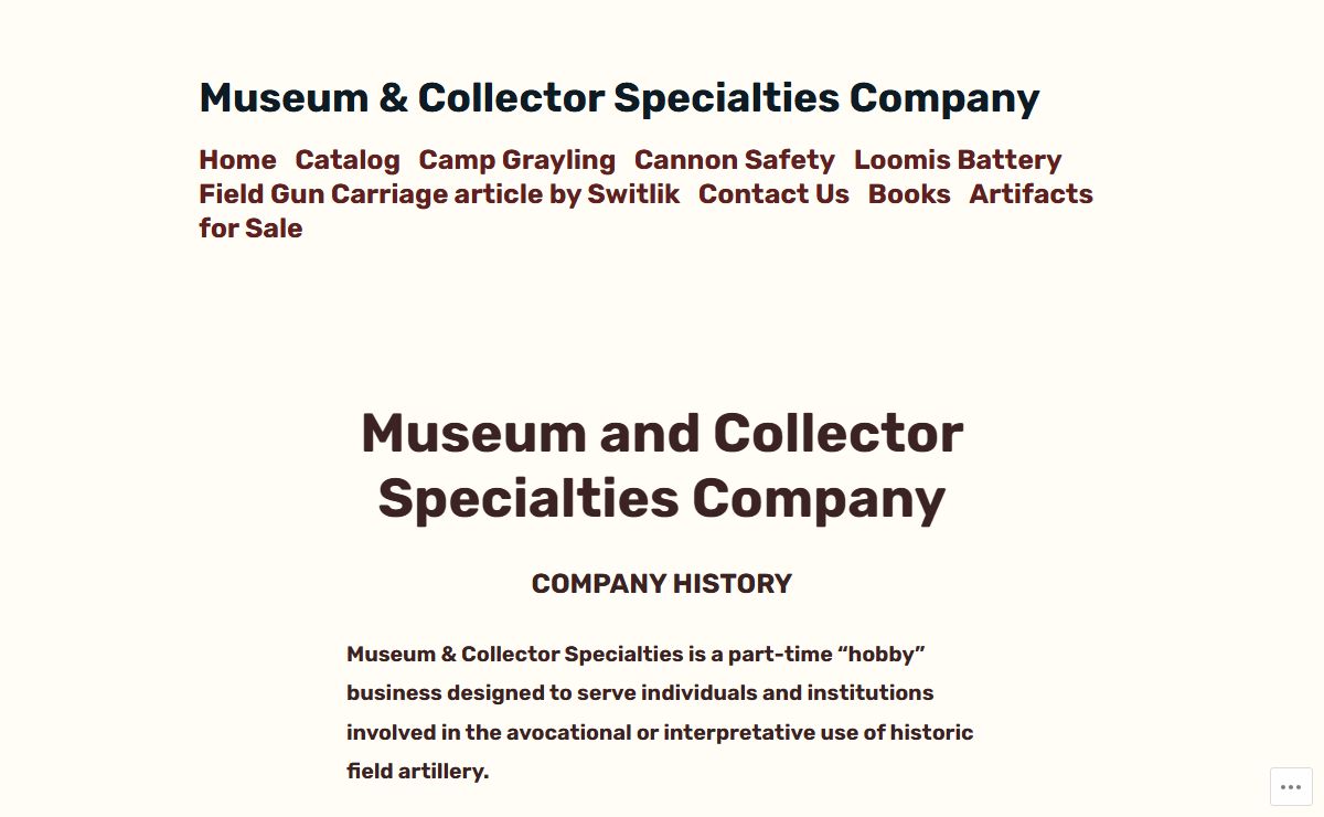 Museum & Collector Specialties Company