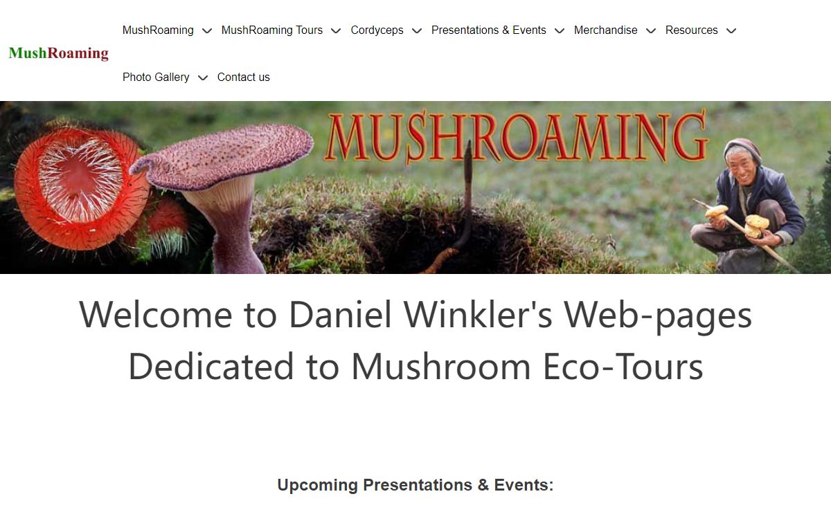 Welcome to Daniel Winkler's Web-pages Dedicated to Mushroom Eco-Tours | Mushroaming - Daniel Winkler's Webpages Dedicated to Mushrooms and Nature Tours