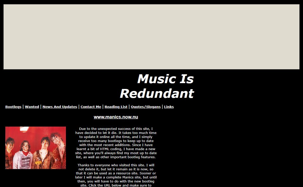 Music Is Redundant